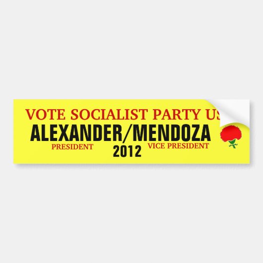 Alexander 2012 bumpersticker (Voorkant)