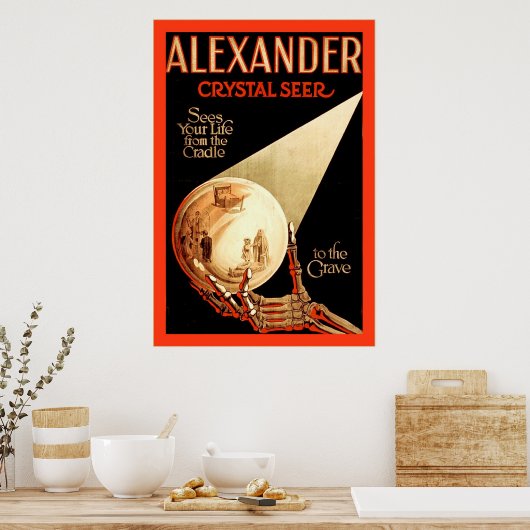 Alexander, Crystal Seer ~ Magicisch Poster (Keuken)