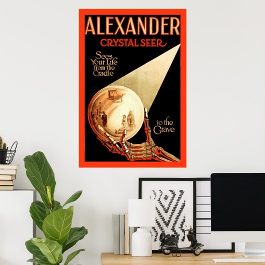 Alexander, Crystal Seer ~ Magicisch Poster (Thuiskantoor)