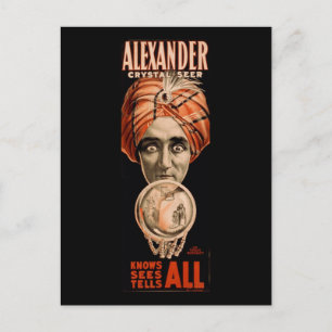 Alexander crystal seer weet dat iedereen weet wat briefkaart