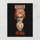Alexander crystal seer weet dat iedereen weet wat  briefkaart (Voorkant)