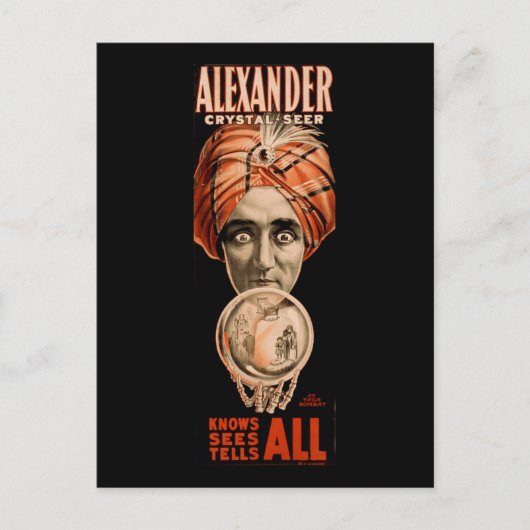 Alexander crystal seer weet dat iedereen weet wat  briefkaart (Voorkant)