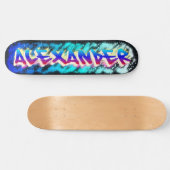 ALEXANDER Customisé Graffiti Skateboard (Horz)