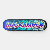 ALEXANDER Customisé Graffiti Skateboard (Horz)