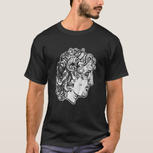 Alexander De Grote Hoofd Griekenland Geschiedenis T-shirt