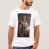 Alexander de Grote in Battle T-Shirt (Voorkant)