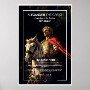 Alexander de Grote - Kleine Hoorn Poster