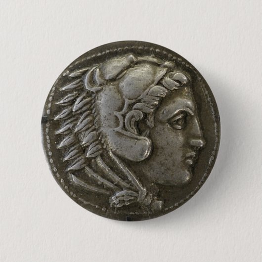 Alexander de Grote Mijn Ronde Button 5,7 Cm (Voorkant)