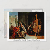 Alexander de Grote van Giovanni Battista Tiepolo Briefkaart (Voorkant / Achterkant)