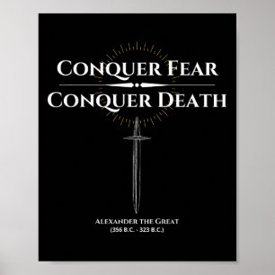 Alexander De Grote Veroveraar Angst Motivatie Hist Poster