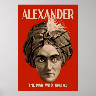 Alexander de Man die het kent Poster