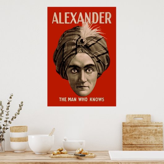 Alexander de Man die het kent Poster (Keuken)