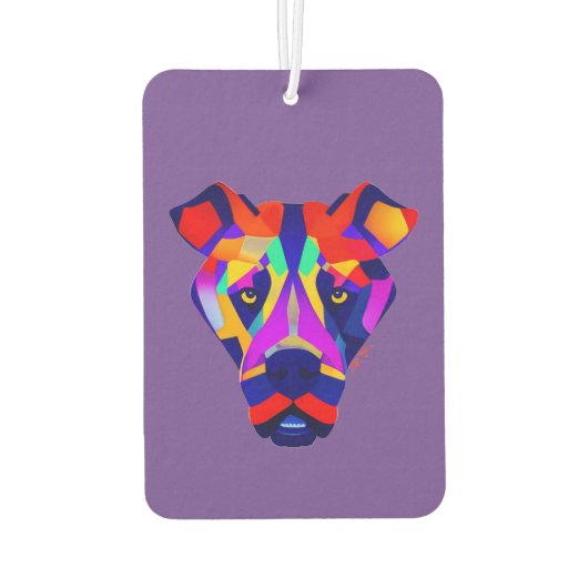 Alexander Dog paarse auto luchtverfrisser (Achterkant)