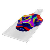 Alexander Dog white glass paddle cutting board Snijplank (Hoek)