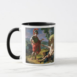 Alexander en Diogenes, 1818 (olie op canvas) Mok
