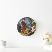 Alexander en Diogenes, 1818 (olie op canvas) Ronde Klok (Huis)