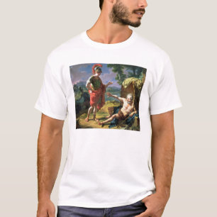 Alexander en Diogenes, 1818 (olie op canvas) T-shirt