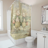Alexander en Pigling Bland van Beatrix Potter Douchegordijn (In situ)