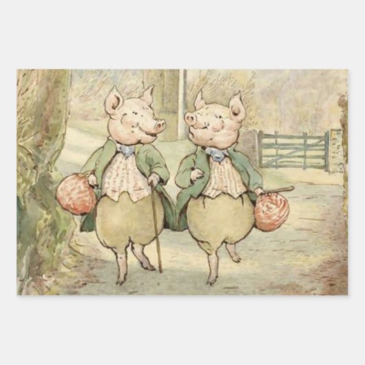 Alexander en Pigling Bland van Beatrix Potter Inpakpapier Vel (Voorkant 3)