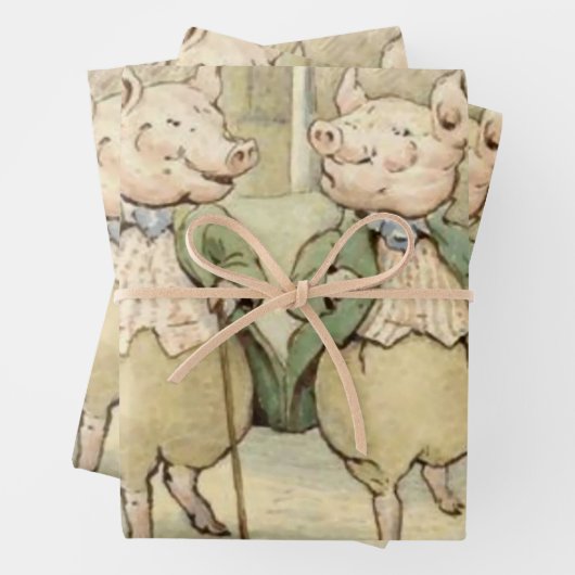 Alexander en Pigling Bland van Beatrix Potter Inpakpapier Vel (In situ)