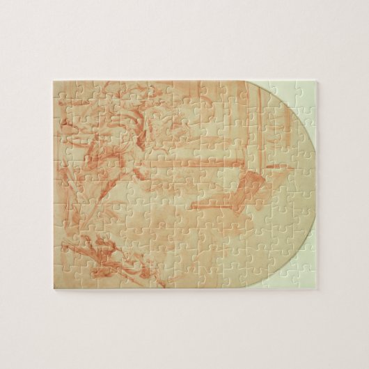 Alexander en Thais op hun dronken overstroming Legpuzzel (Horizontaal)