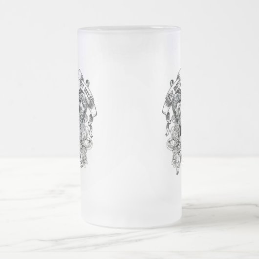 Alexander Family Crest Matglas Bierpul (Center)