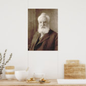 Alexander Graham Bell Portrait Poster (Keuken)