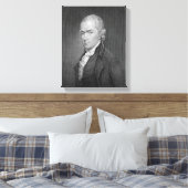 Alexander Hamilton (1757-1804), gegraveerd door Jo Canvas Afdruk (Insitu (Slaapkamer))
