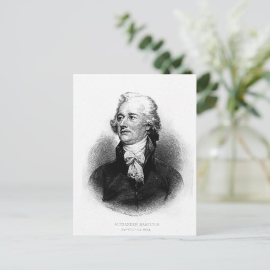 Alexander Hamilton Briefkaart (Staand voorkant)