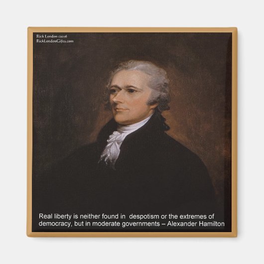 Alexander Hamilton Cadeaus Magneet (Voorkant)