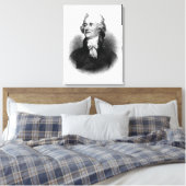 Alexander Hamilton Canvas Afdruk (Insitu (Slaapkamer))