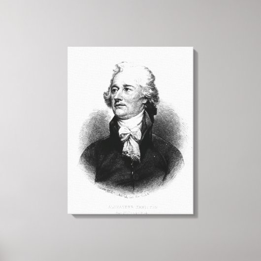 Alexander Hamilton Canvas Afdruk (Voorkant)