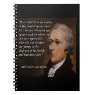 Alexander Hamilton "Enemy Leader" Gift Notitieboek
