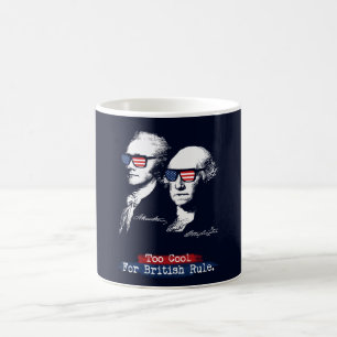 Alexander Hamilton, George Washington - Te cool Koffiemok