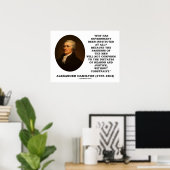 Alexander Hamilton Government Passion Constraint Poster (Thuiskantoor)