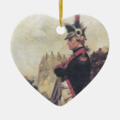 Alexander Hamilton-hartversiering Keramisch Ornament (Voorkant)