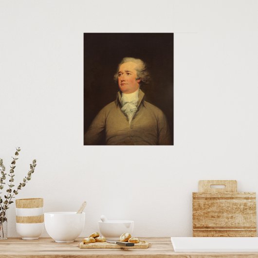 Alexander Hamilton - John Trumbull Fine Art Poster (Cuisine)