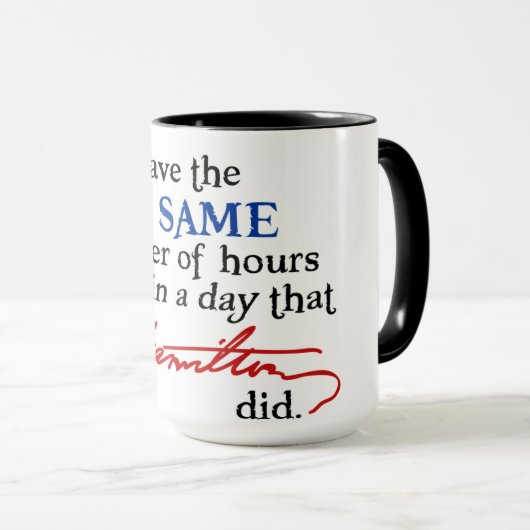 Alexander Hamilton mok (Voorkant rechts)