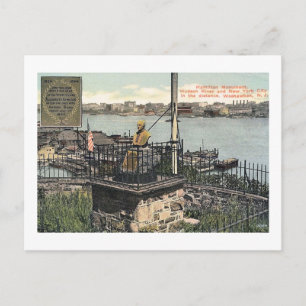 Alexander Hamilton Monument, Weehawken, NJ Vintage Briefkaart