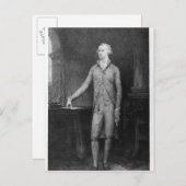 Alexander Hamilton, na het schilderij van 1792 Briefkaart (Voorkant / Achterkant)