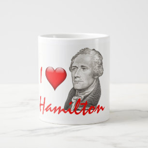 Alexander Hamilton Portrait Extra Grote Beker