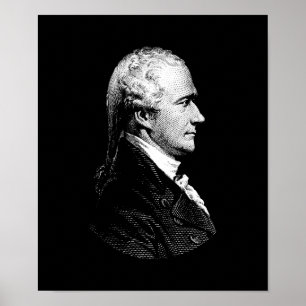 Alexander Hamilton Portrait Poster