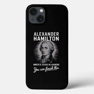 Alexander Hamilton schreef 51 essays in 6 maanden iPhone 13 Hoesje