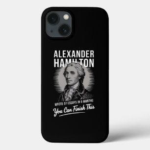 Alexander Hamilton schreef 51 essays in 6 maanden  iPhone 13 Hoesje