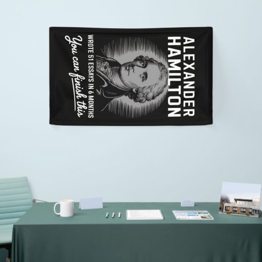 Alexander Hamilton schreef 51 essays in 6 maanden Spandoek (Beurs)