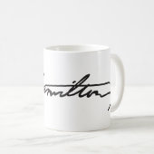 Alexander Hamilton Signature Mok (Voorkant rechts)