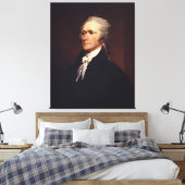 Alexander Hamilton: stichter van de VS, historisch Canvas Afdruk (Insitu (Slaapkamer))