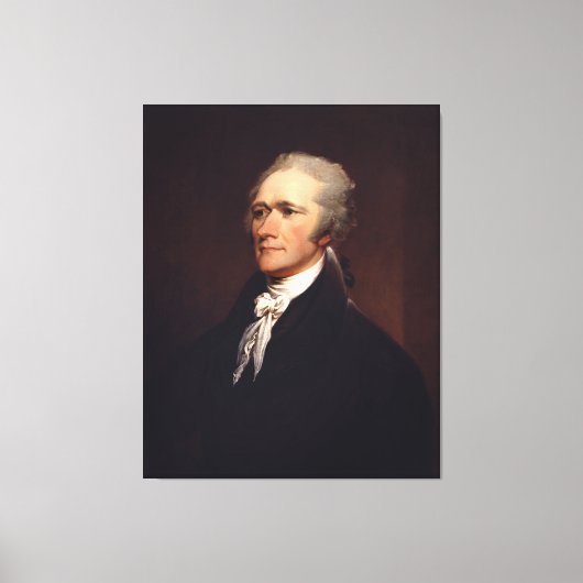 Alexander Hamilton: stichter van de VS, historisch Canvas Afdruk (Voorkant)