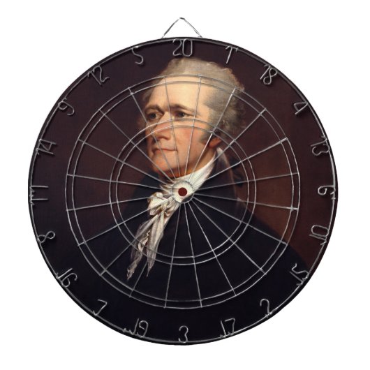 Alexander Hamilton: stichter van de VS, historisch Dartbord (Voorkant)