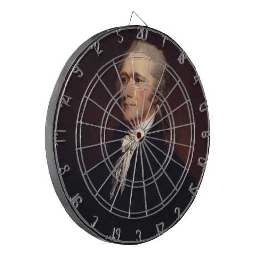 Alexander Hamilton: stichter van de VS, historisch Dartbord (Voorkant Links)